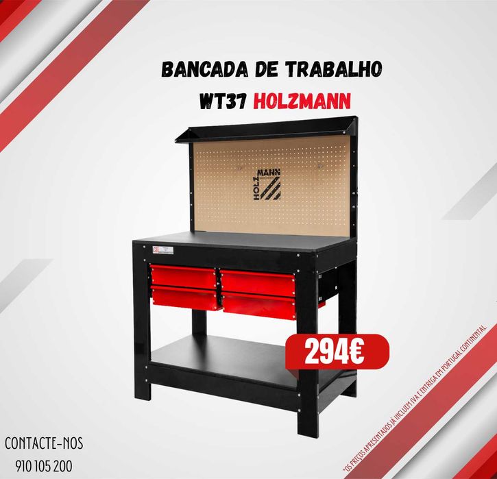Bancada Banca de trabalho HOLZMANN 1200 mm capac. 100 Kg JL20