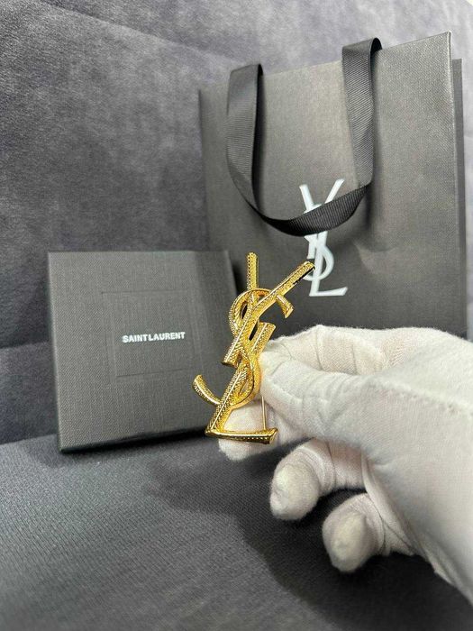 Broszka YSL Elegancka Nowa