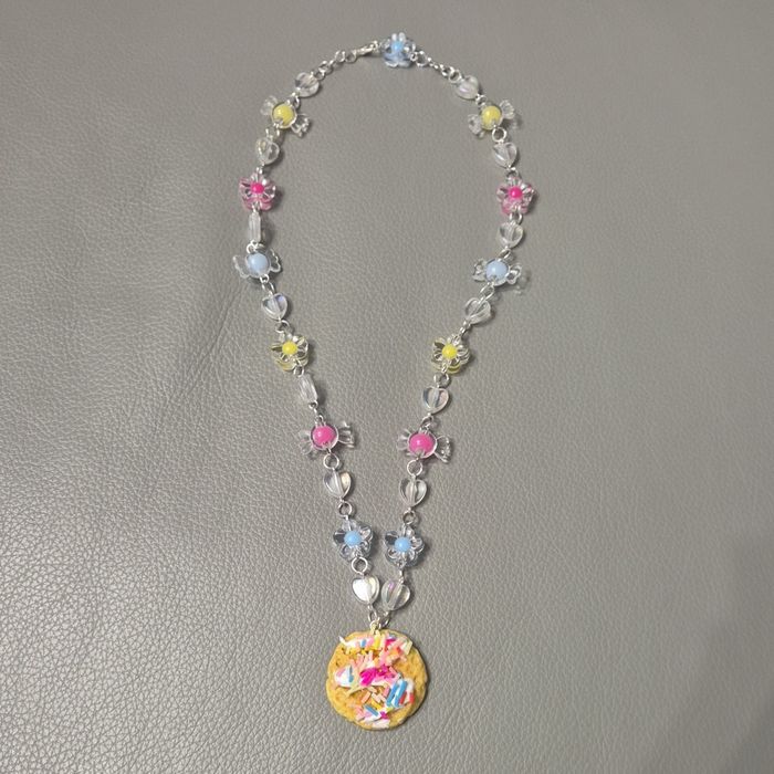 Naszyjnik z gofrem decora jfashion