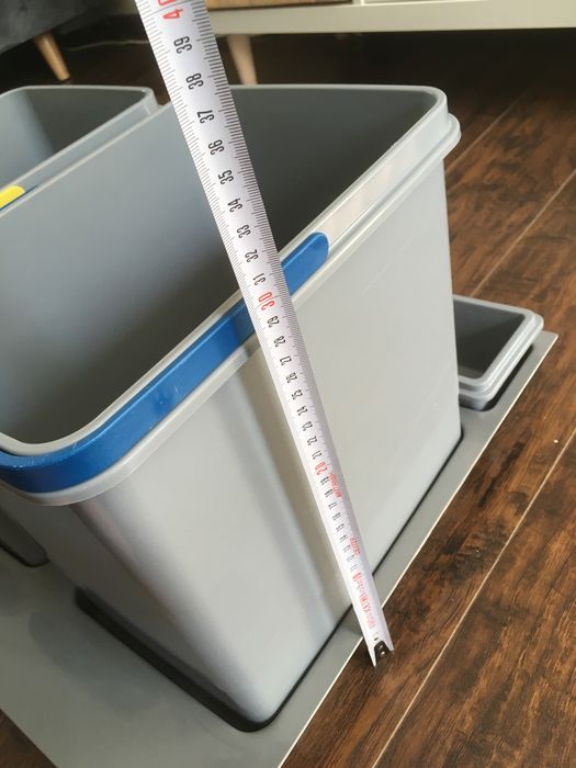 Segregator sorter na smieci recykling 3 kosze wklad do szuflady