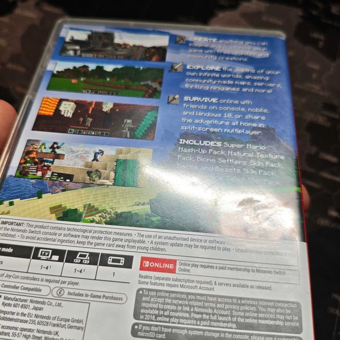 Minecraft Nintendo Switch