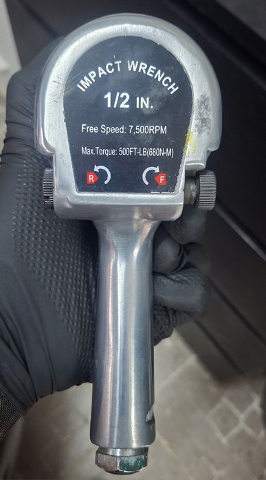 Aparafusadora de impacto pneumática nova de 1/2'. Profissional