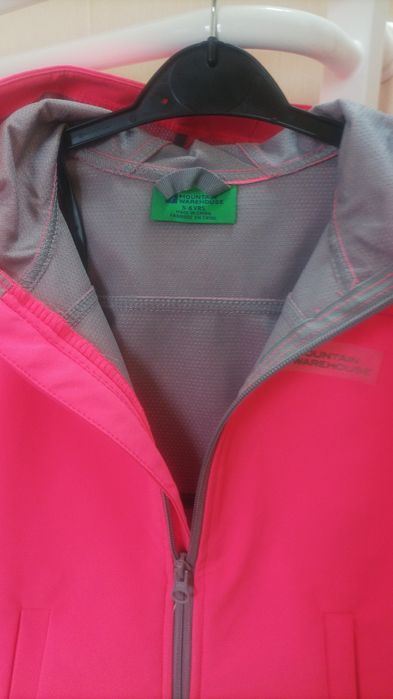 Куртка Mountain Warehouse SoftShell Рожева 110р водоотталкивающая