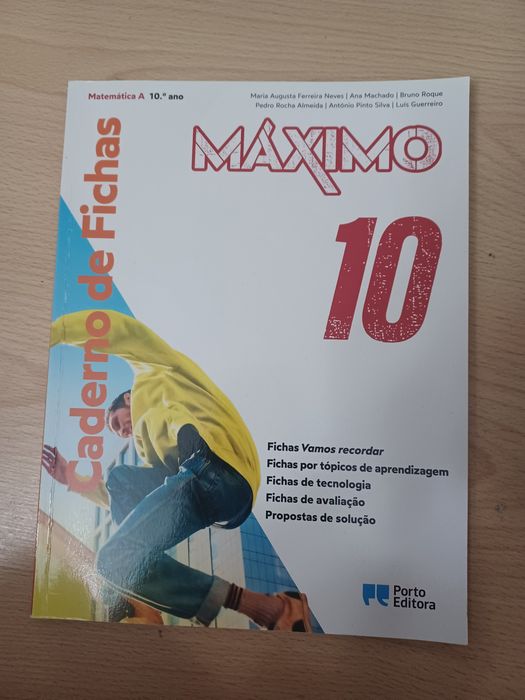 Caderno de Fichas - Máximo - Matemática A - 10.º ano ( novo)