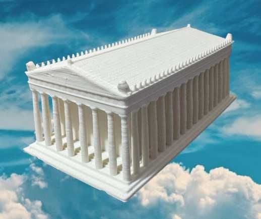 Грецький парфенон у масштабі