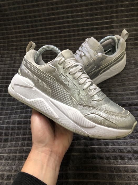 [СЕРЕБРО] Puma X-Ray 2 (40) 25.5см Metallic Tum женские кроссовки