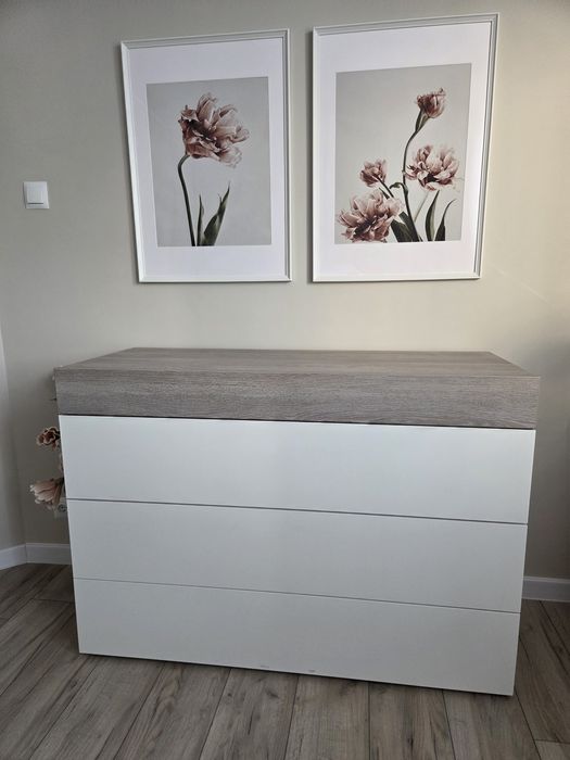 Komoda + dwie szafki nocne. Zestaw do sypialni.