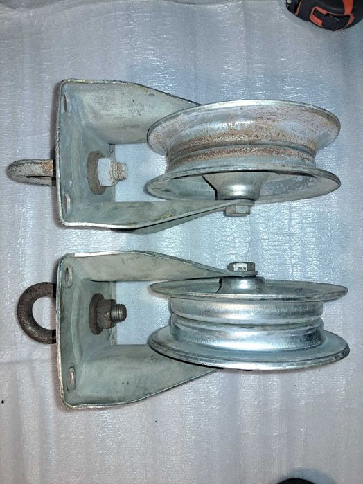 Bloczek budowlany | krążek linowy | 165 mm śred. | 2 sztuki