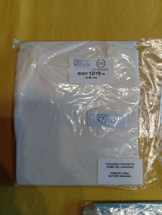Шовковий медичний одяг 1-1.5 року derma silk