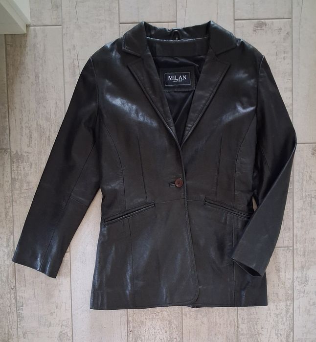 Płaszcz kurtka skórzana Milan r. S