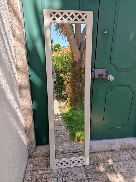 Espelho Comprido Branco
