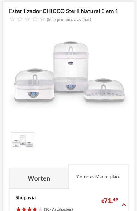 Chicco Bottle Sterilizer64169618489601121