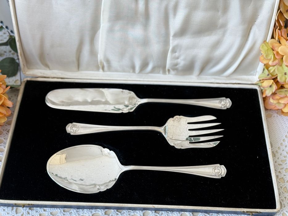 Набір посріблений, кухонний виделка ложка лопатка. Набор серебрение