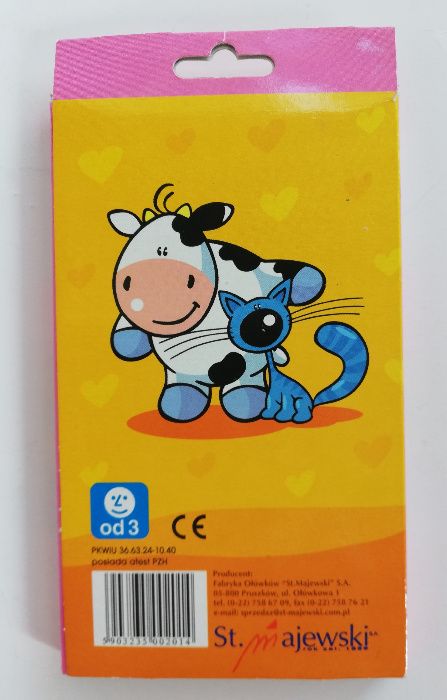 Nowe kredki szkolne ołówkowe St.Majewski 12 szt.