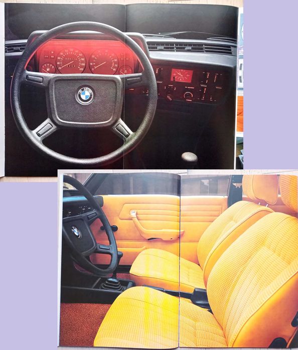 BMW seria 3 / E21 / 1977 - prospekt 32 strony, stan BDB+ (316, 318, 320, 320i) *przesyłka GRATIS !