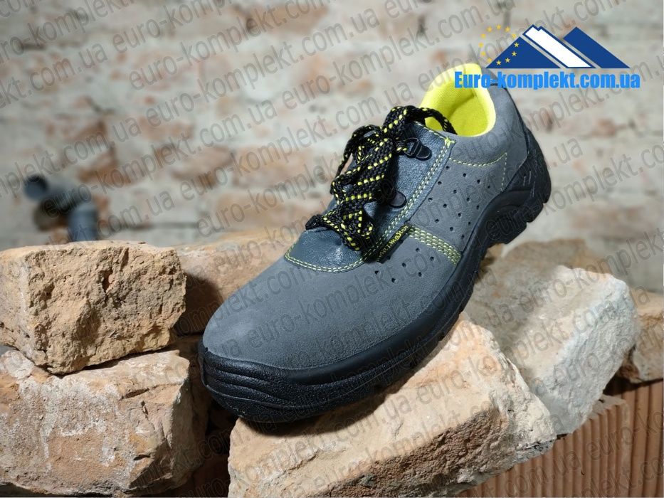 Мужские полуботинки рабочие спецобувь спецвзуття без метноска 126