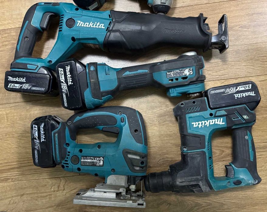 набор инстурментов Makita DTD154Impact,DHP486,DJV180,DHR171,DTM52,