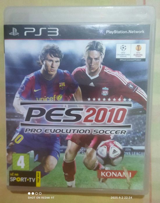 Play station 3 - PES 2010 pro evolution soccer