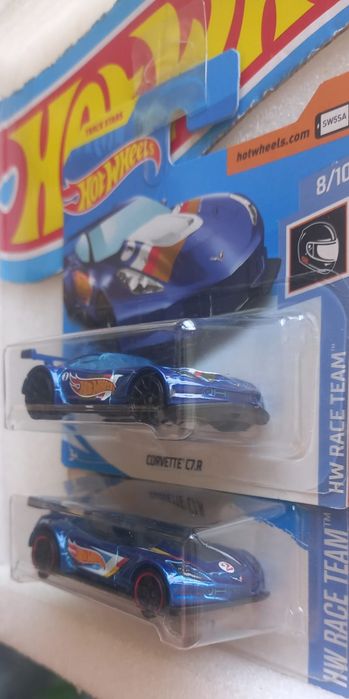 Conjunto 2 corvette c7.r hot wheels