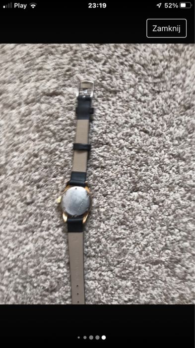 Unikat damski zegarek z lat 50