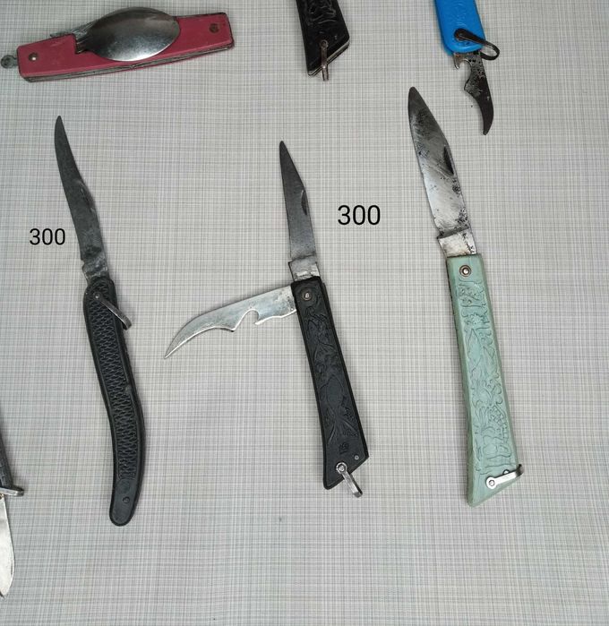Ножи складные 2 х предметные и другие