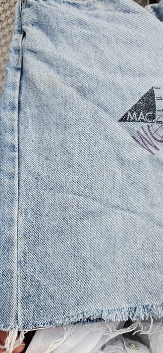 Spodenki dżinsowe krotkie 38 / 10 / M jasne vintage jeans bermudy old