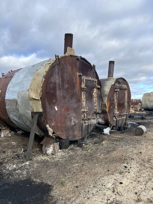 Бочка для випалювання вугілля від 40 000грн+ дві топки  нові