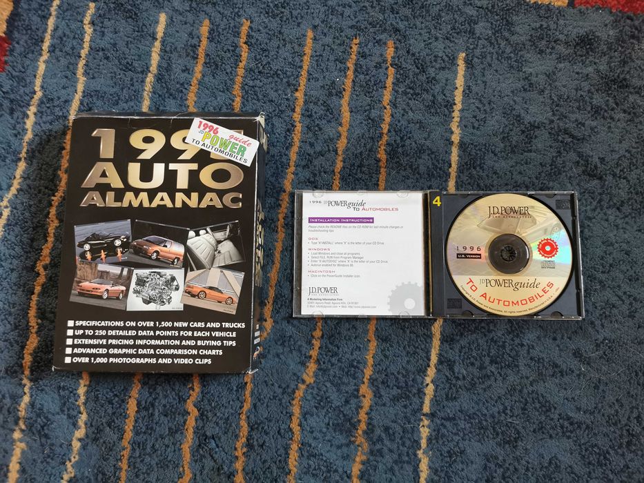Auto Almanac by J.D. Power - USA katalog samochodów na CD 1996 rok