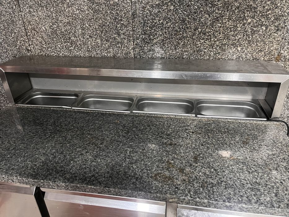 bancada preparaçao pizzas refrigerada