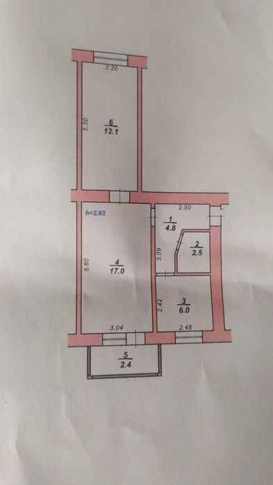 Двокімнатна квартира поруч Залізничного Вокзалу