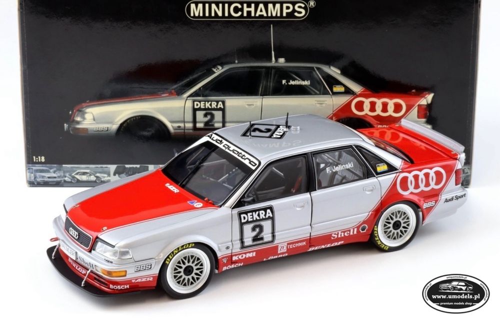 Minichamps Unikat Audi  Quattro V8 DTM #2 Jelinski 1992 1:18