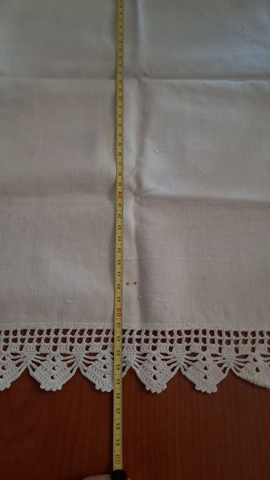 Conjunto de panos em renda em linho