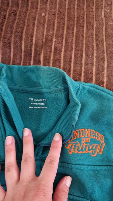 Тепла кофта зіпка худі Primark для хлопчика 110 см
