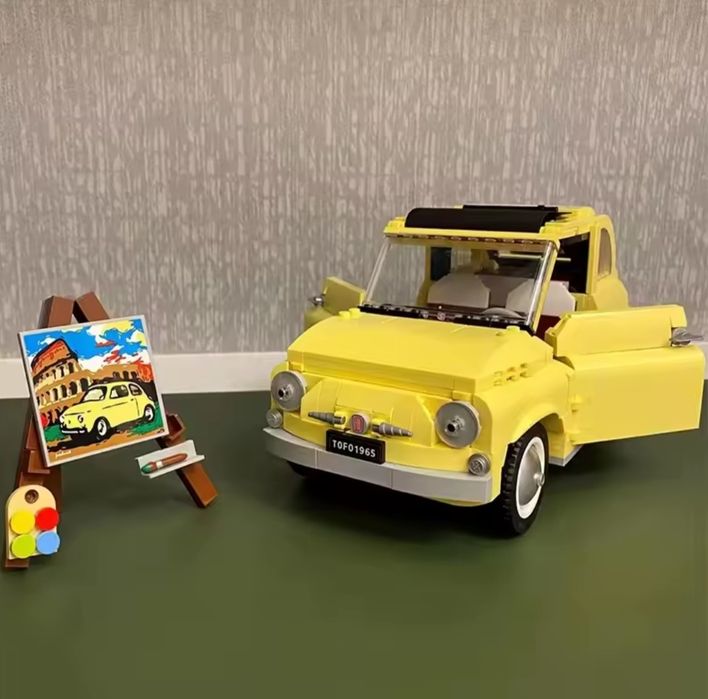Fiat 500 z klocków