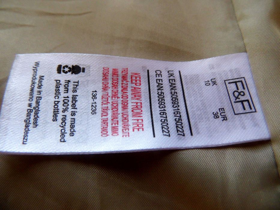 Płaszcz typu  TEDDY, krój oversize