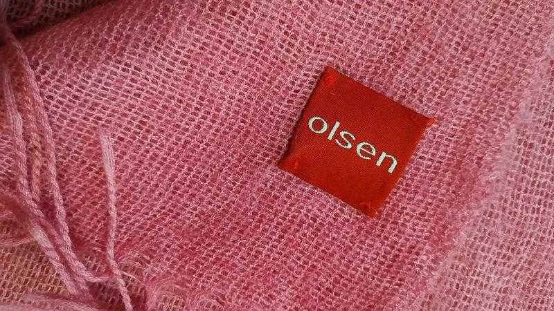 Olsen замечательный шерстяной шарф/палантин цвет розовый градиент