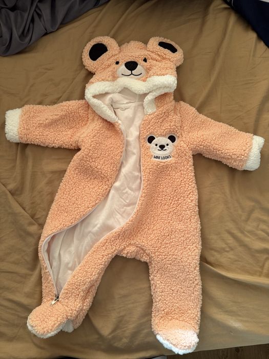 Теплий комбінезон від 3 до 6 місяців розмір 64-68