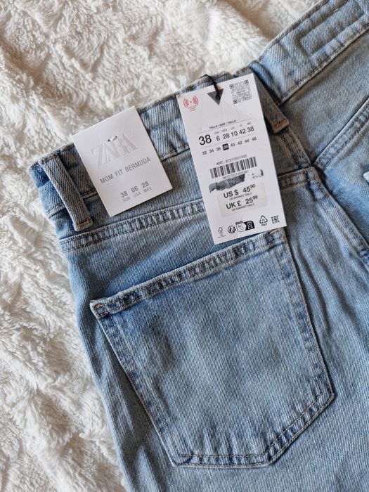 Zara jeansowe bermudy