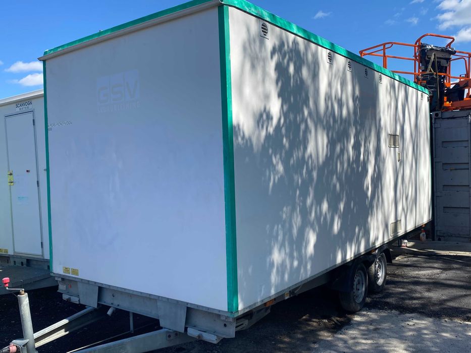 Przyczepa mieszkalna WC, prysznic, ogrzewanie, panele solarne, Alde