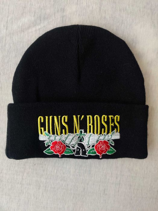 Guns N'Roses czapka zimowa czarna  nowa oryginalna