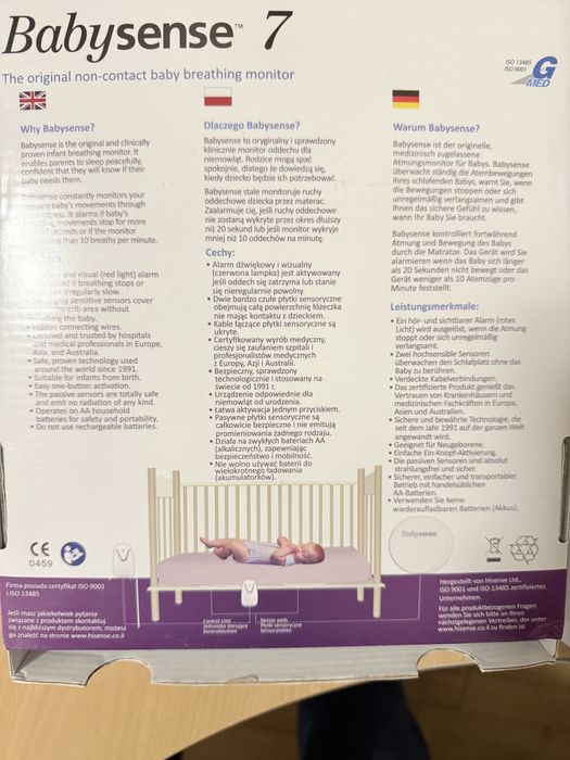 Babysense 7 monitor oddechu (komplet)