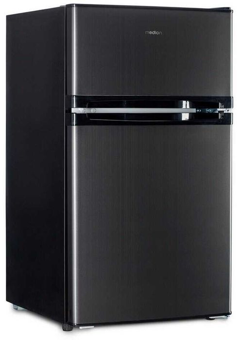 lodówka Medion MD37689 z zamrażalnikiem górnym 85 cm czarna