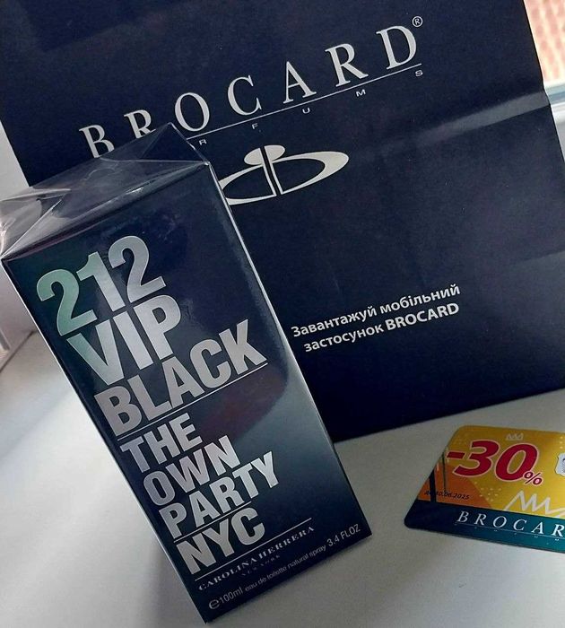 Парфюм мужской Carolina Herrera 212 VIP Black 100мл