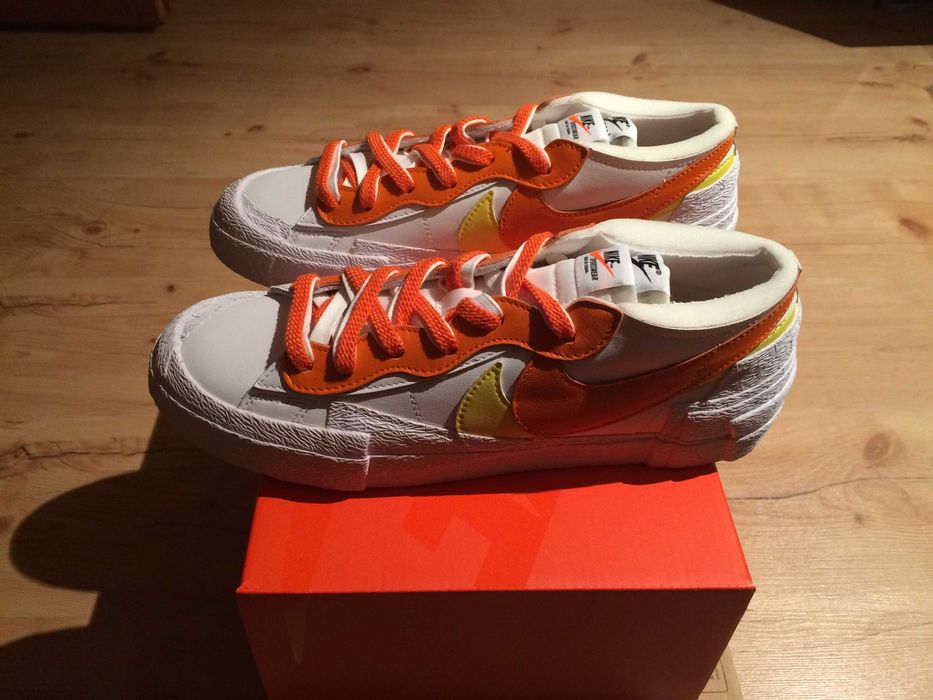 NOWE Nike Blazer Low Sacai Orange r.42,5 (9 US)