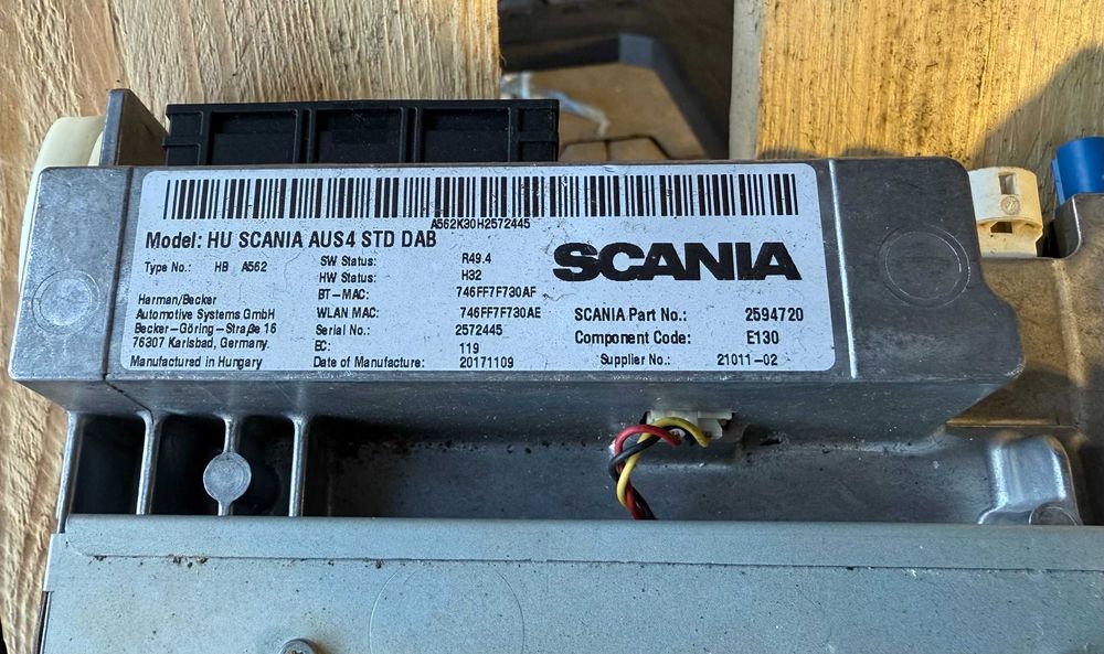 Nawigacja Radio SCANIA NTG NGS Nowy Model