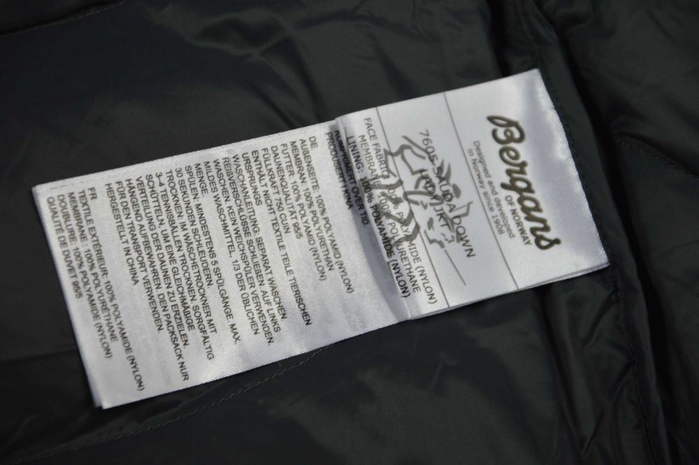 Bergans of Norway Sauda damska kurtka puch naturalny 750 cuin NOWA M