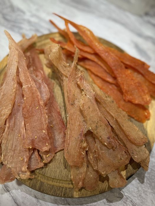 Джерки/М'ясні снеки/Чіпси м'ясні курині