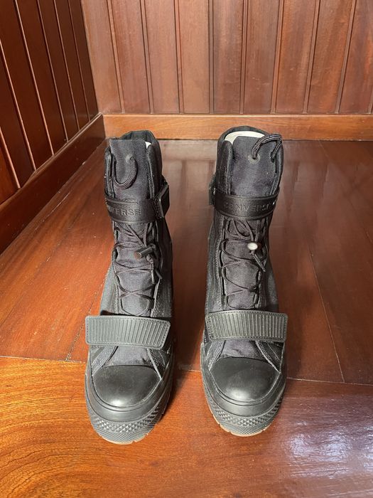 Botas pretas Converse