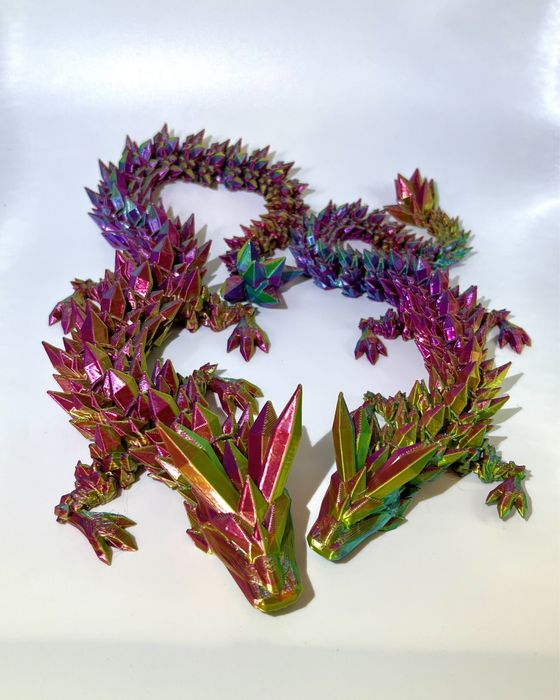 кристалічний рухливий дракон різні кольори та розміри