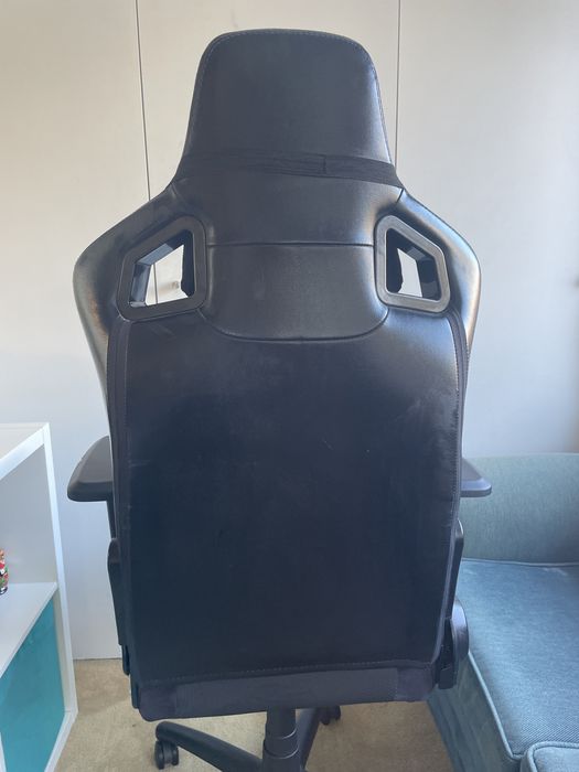 Cadeira NOBLECHAIRS EPIC PU leather Black/Blue